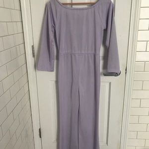 Vintage 1970s lilac purple jumpsuit xs